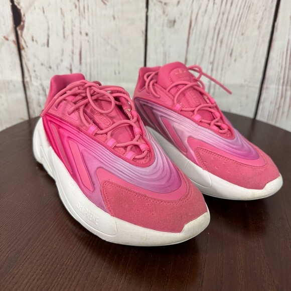 Adidas Ozweego women’s Pink Sneakers Size 7 EUC - Picture 4 of 16